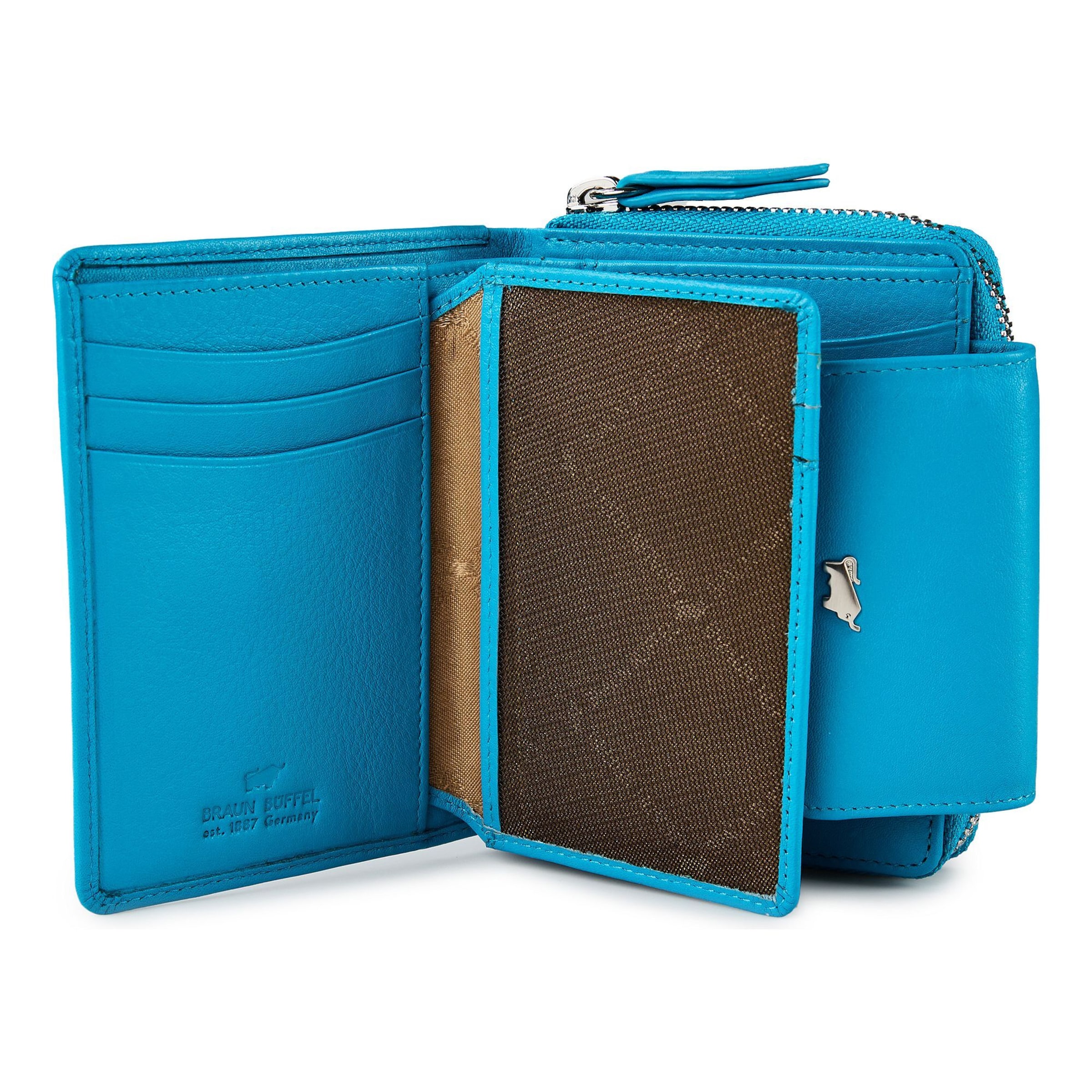 Braun Büffel Portemonnee 'Joy' in Blauw