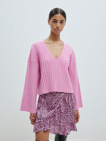 Pull-over 'Thamara' EDITED en rose : devant