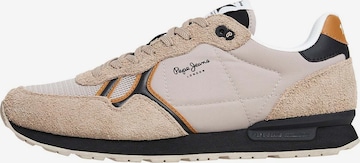 Sneaker bassa ' BRIT FUN' di Pepe Jeans in beige: frontale