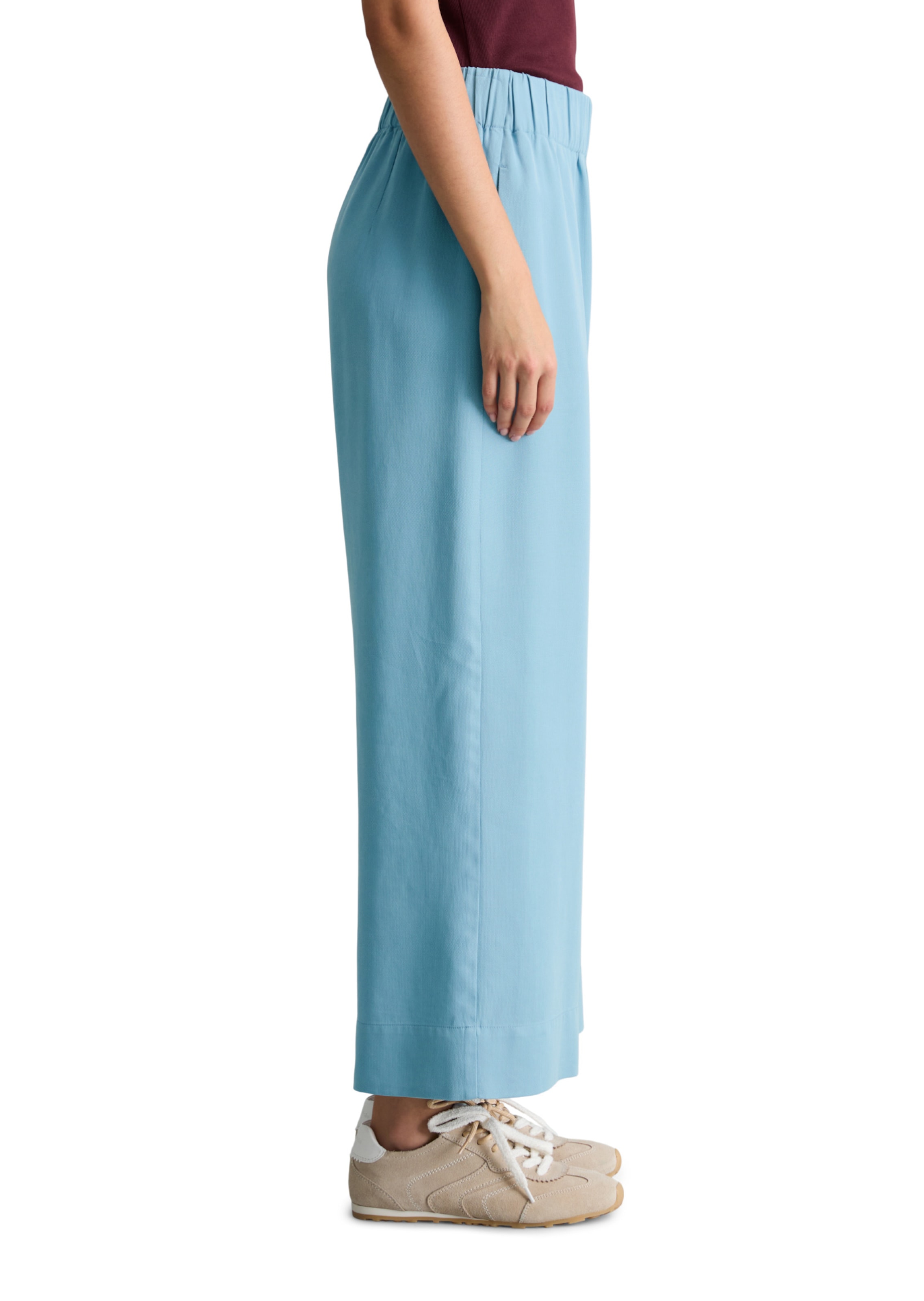 Marc O'Polo DENIM Wide Leg Hose in Blau