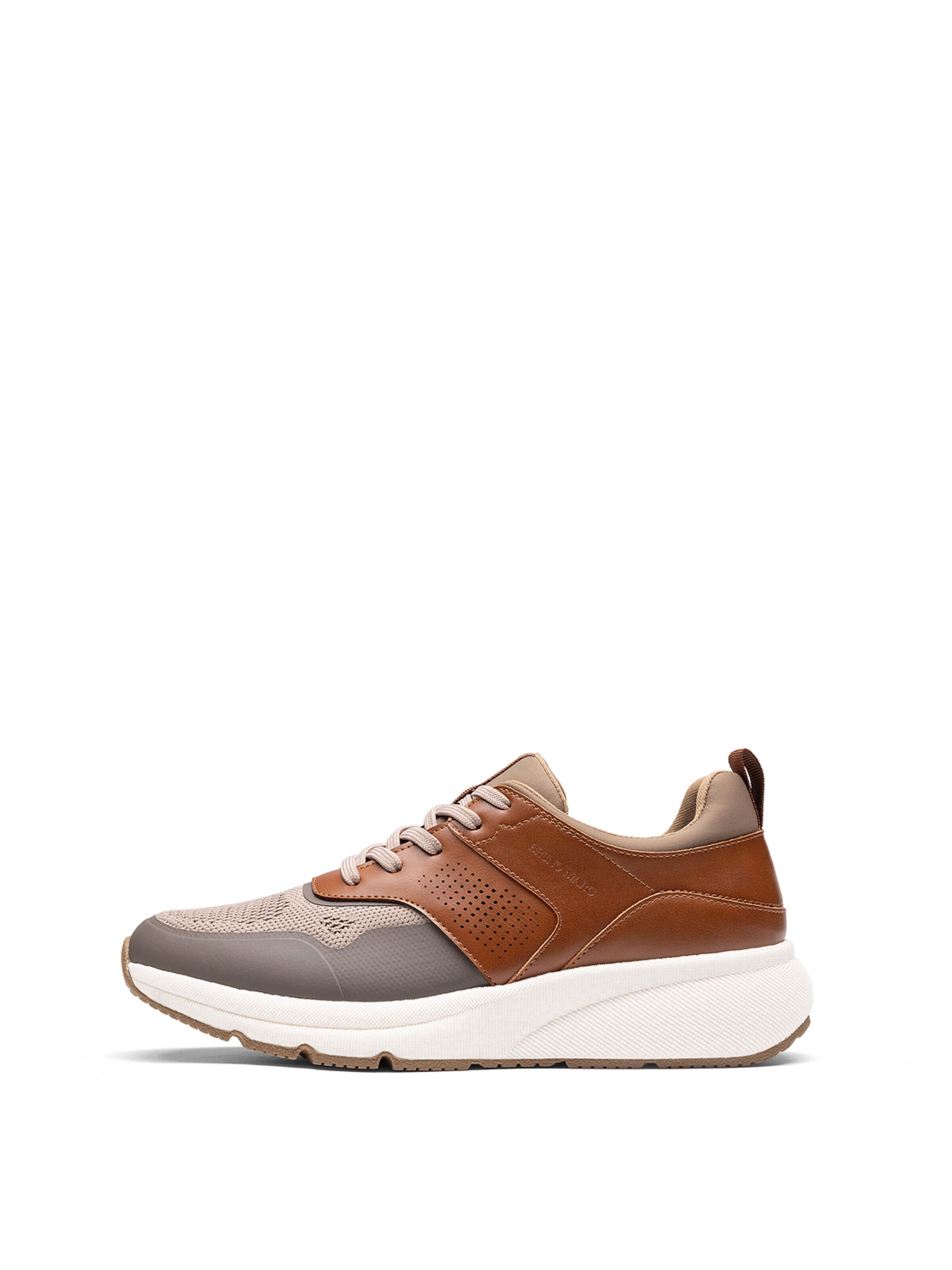 Bruno Marc Sneakers laag 'Bruno Marc Herrenmode-Sneaker, Freizeitschuhe' in Beige