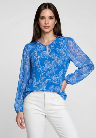Usha Blouse in Blauw: voorkant