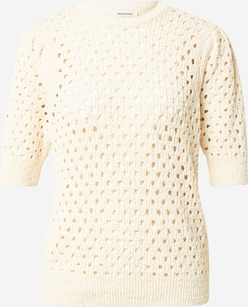 Pull-over 'Aurora' modström en beige : devant