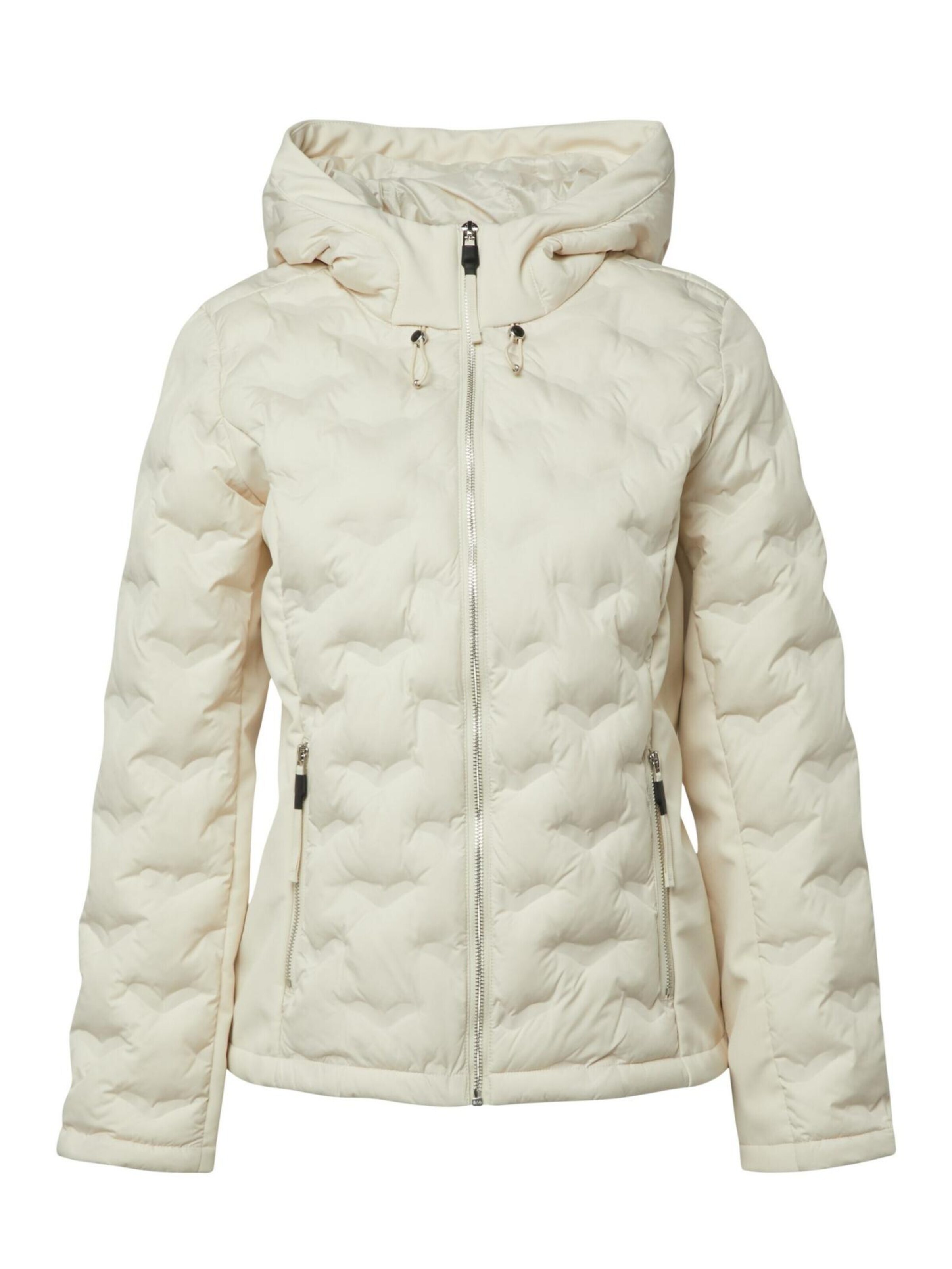 s.Oliver Winterjas in L in de kleur Crème, Productweergave