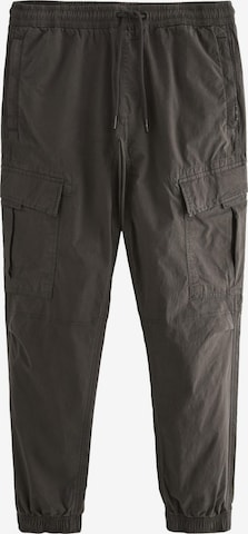 Effilé Pantalon cargo Next en gris : devant