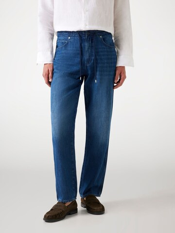 GUESS Regular Jeans in Blue: front