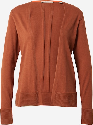 Cardigan ESPRIT en marron : devant