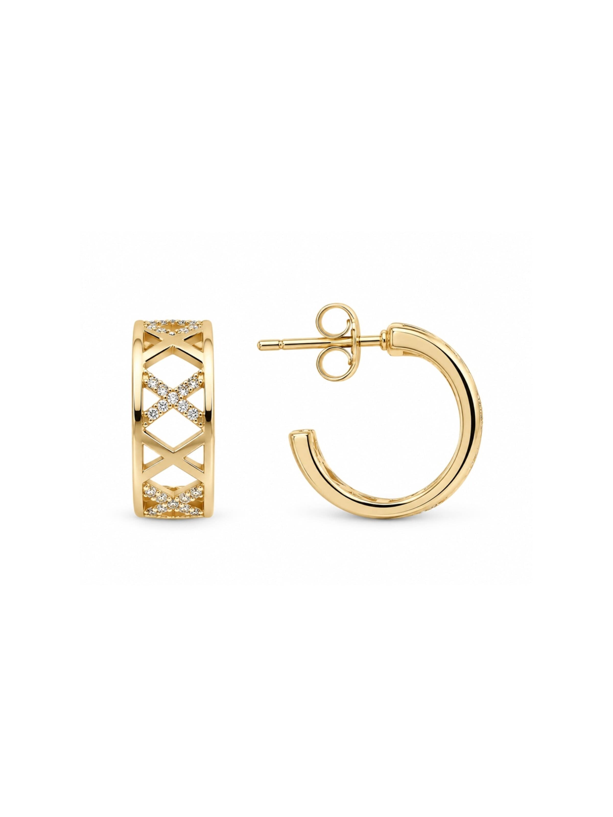 CHIVAL Earrings 'Geo Shine' in Gold