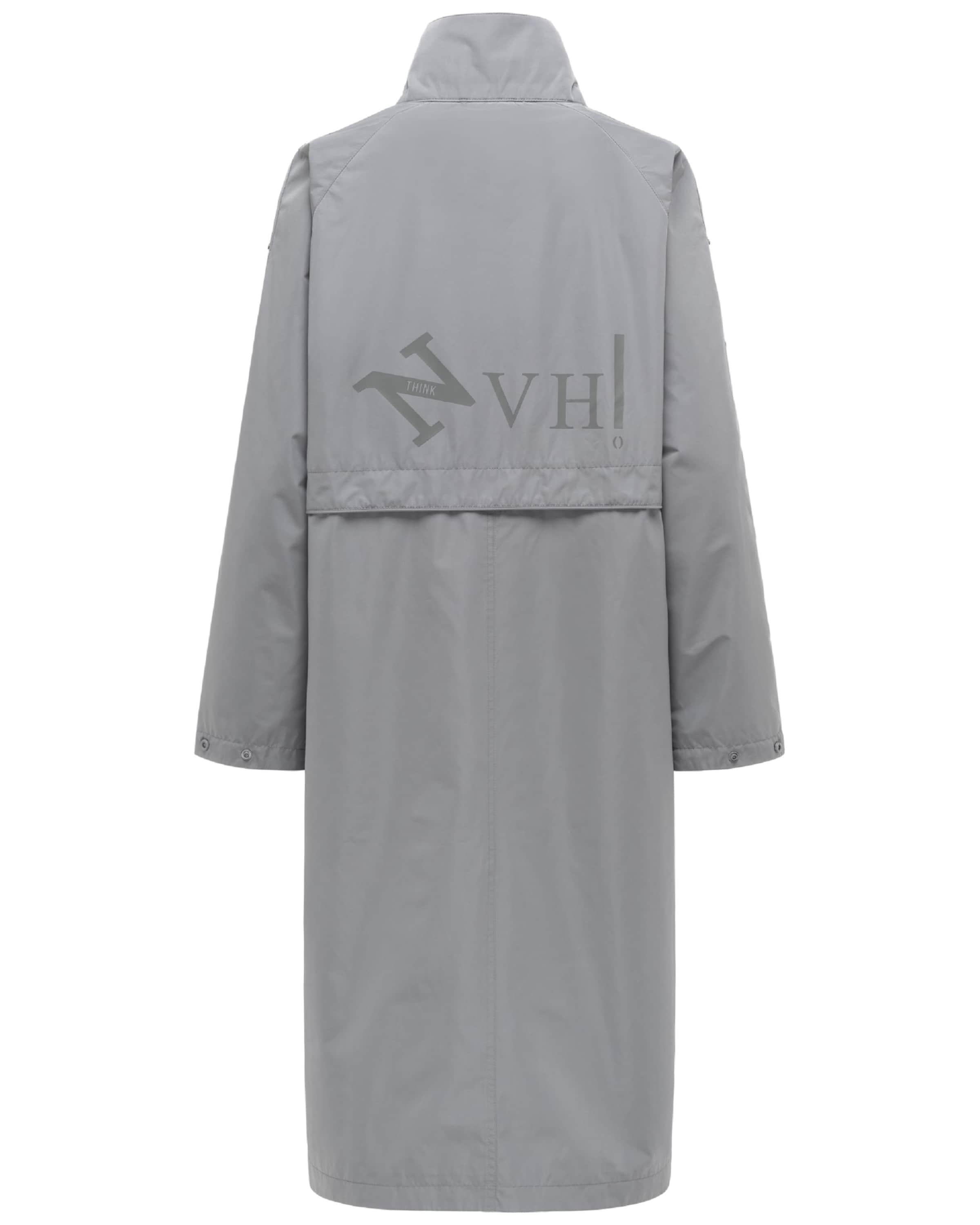 NAVAHOO Mantel 'Zenblüte 14' in Grau