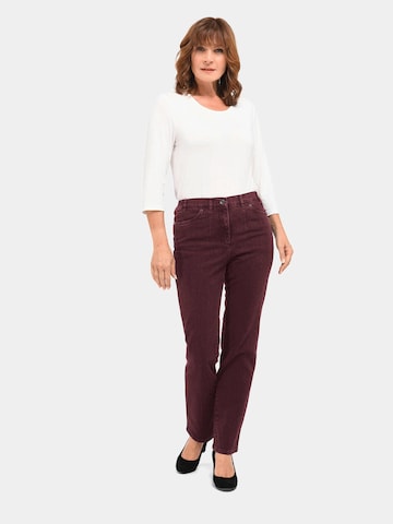 Goldner Regular Jeans 'Anna' in Rot