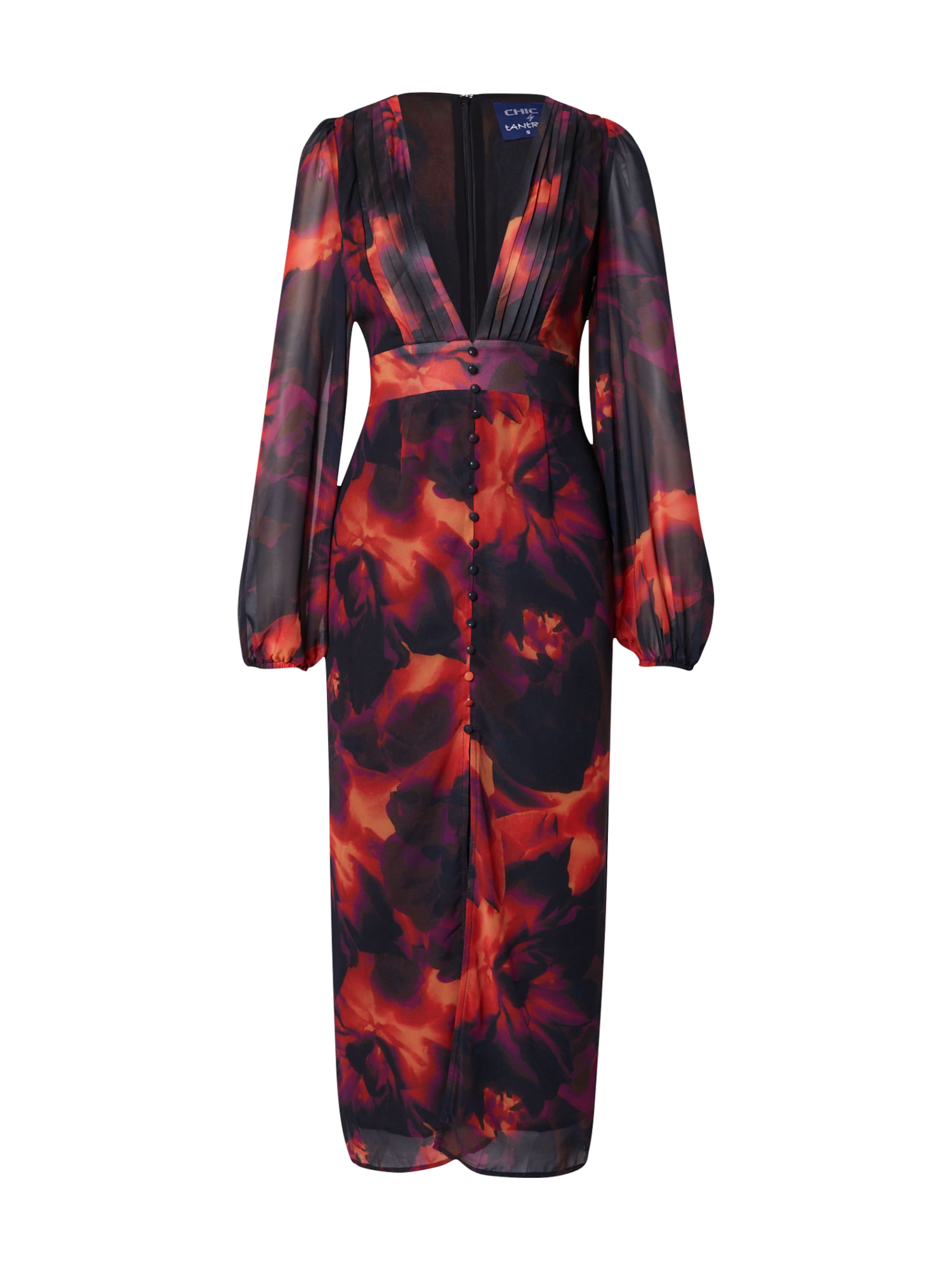 Robe Tantra en orange : devant