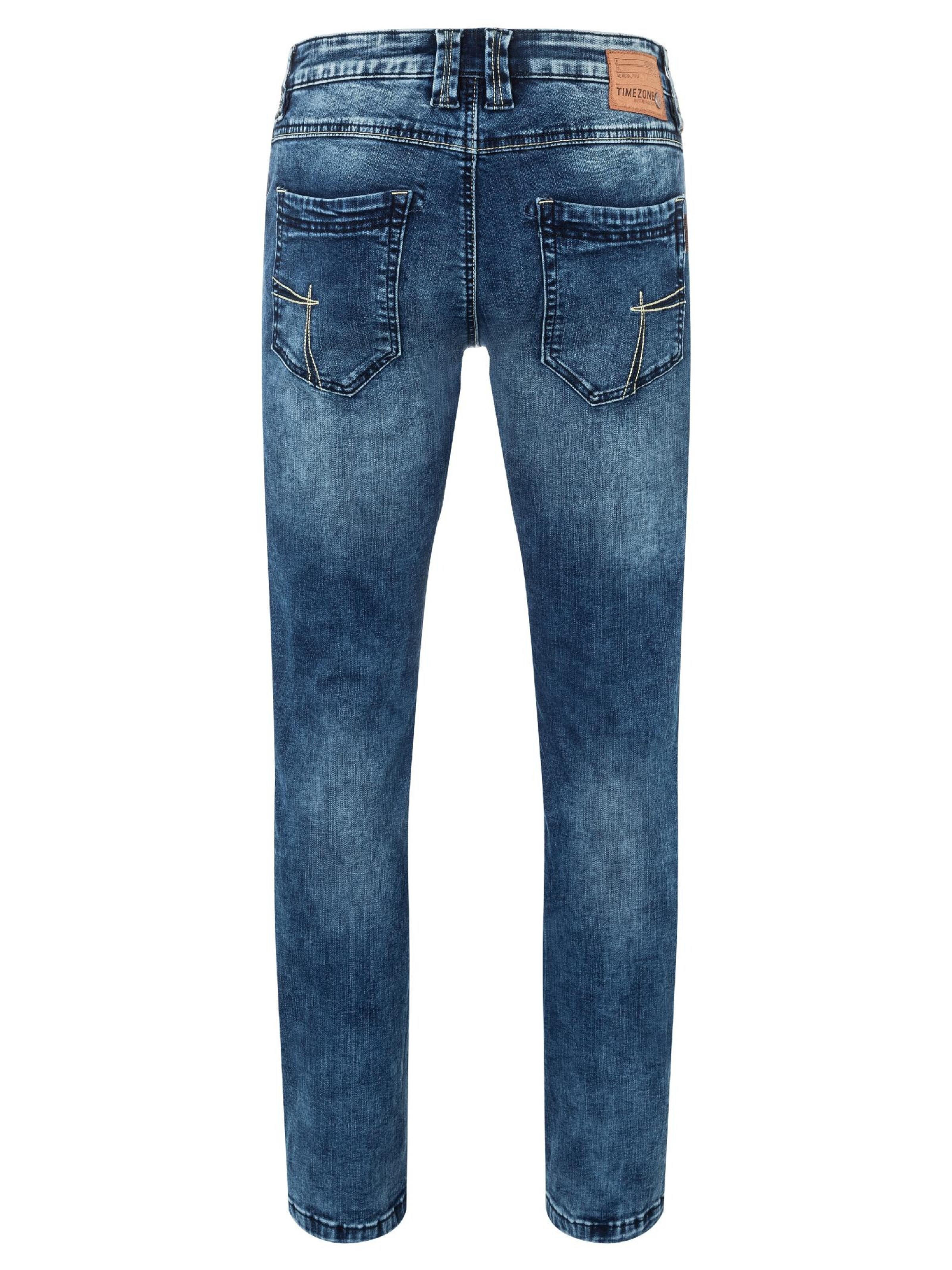 TIMEZONE Regular Jeans 'Slim EduardoTZ' in Blue