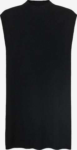 MANGOPletena haljina 'HEMIN' - crna boja: prednji dio