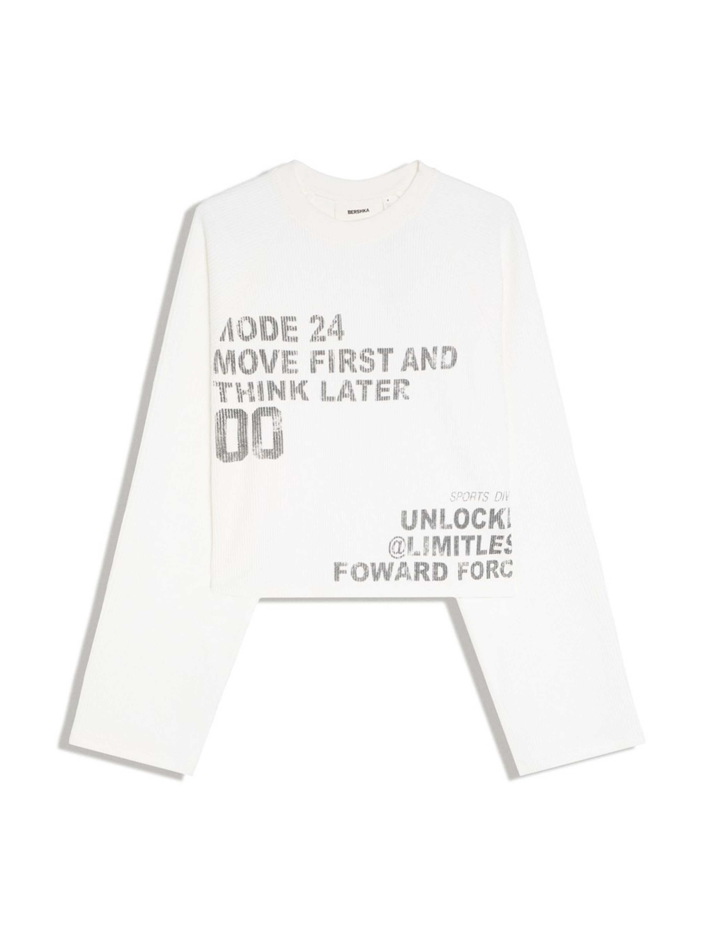 Bershka Shirt in Beige: front