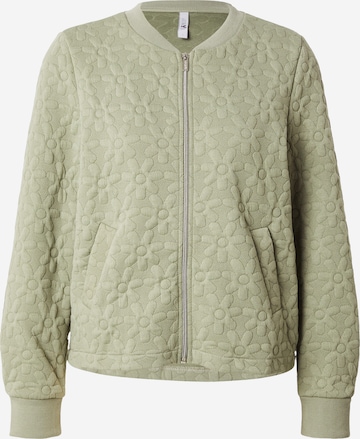 Hailys - Sudadera con cremallera 'Ke44ndra' en verde: frente