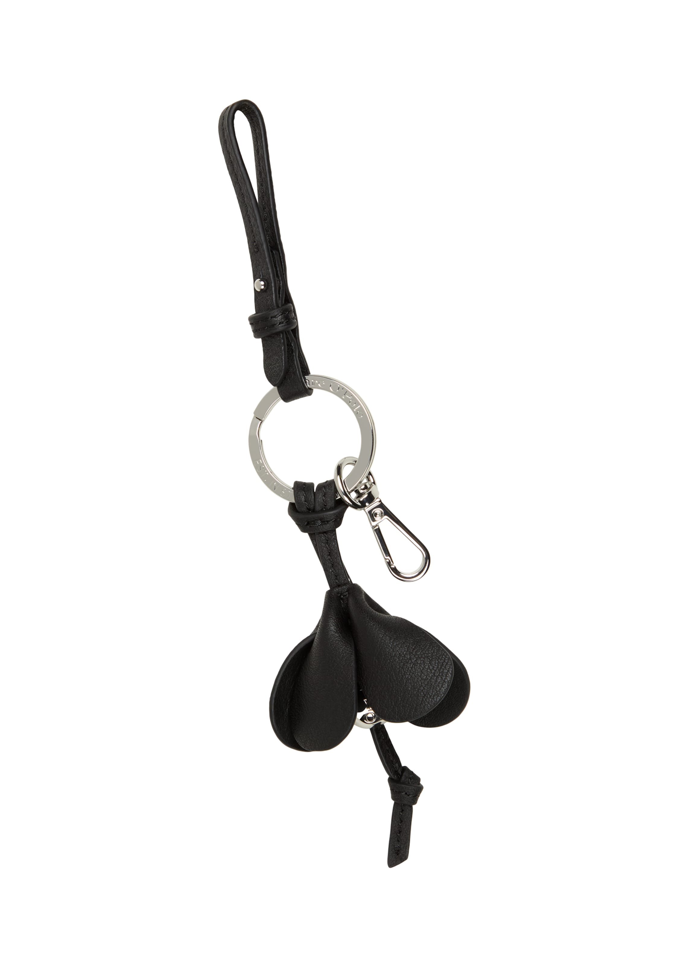 Marc O'Polo Key Ring in Black: front