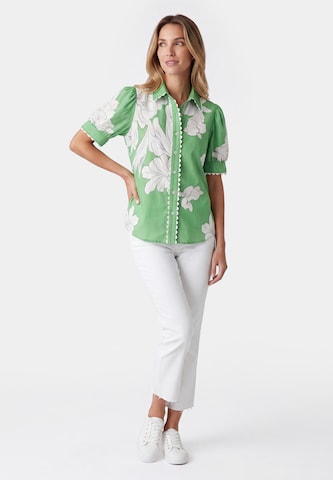 usha BLUE LABEL - Blusa en verde
