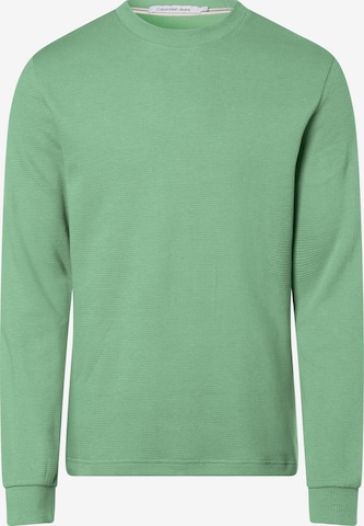 Calvin Klein Jeans Shirt in Groen: voorkant