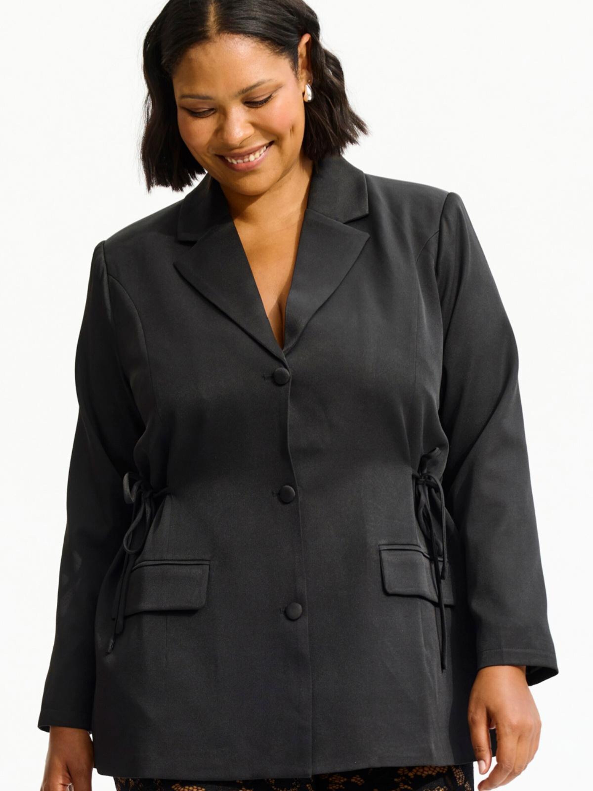 Anyday Blazer 'Sofia 395' in Black: front