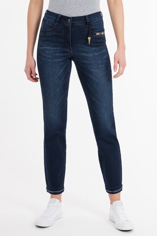 Recover Pants Slimfit Jeans 'ALEXA' in Blauw: voorkant