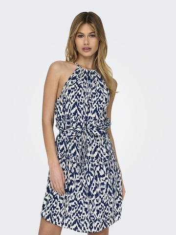 JDY Letní šaty 'BORA TRAVIS' – modrá: přední strana