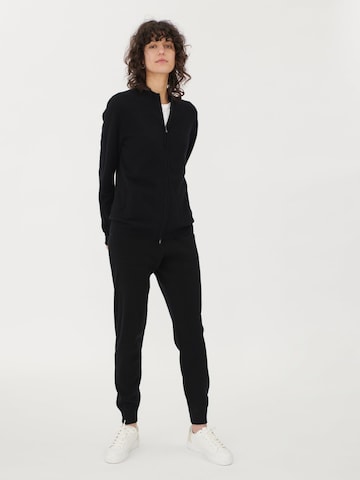 Cardigan 'Women's Essential Cashmere Full-Zip Cardigan' GOBI Cashmere en noir