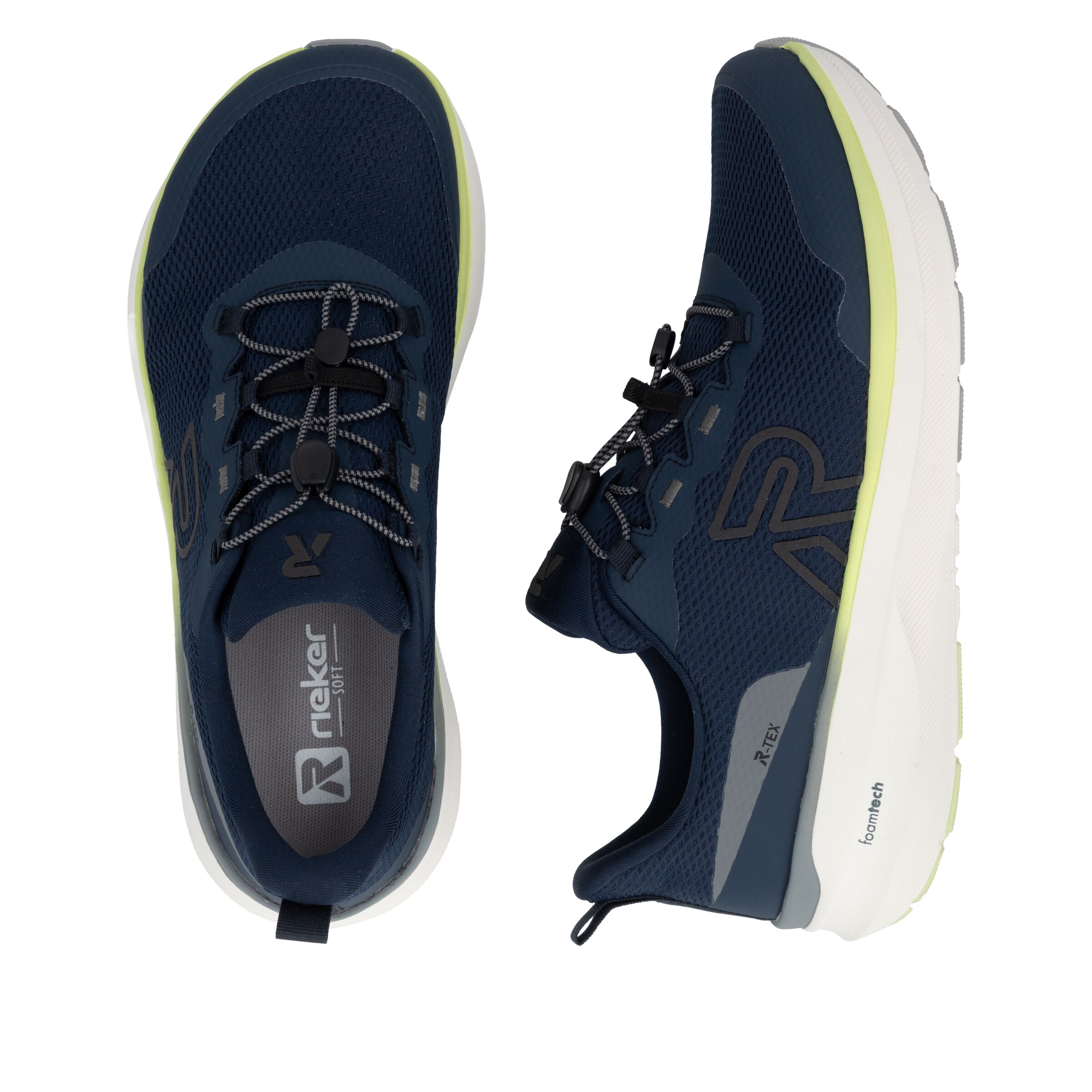 Baskets basses 'NULLABOR' Rieker en bleu