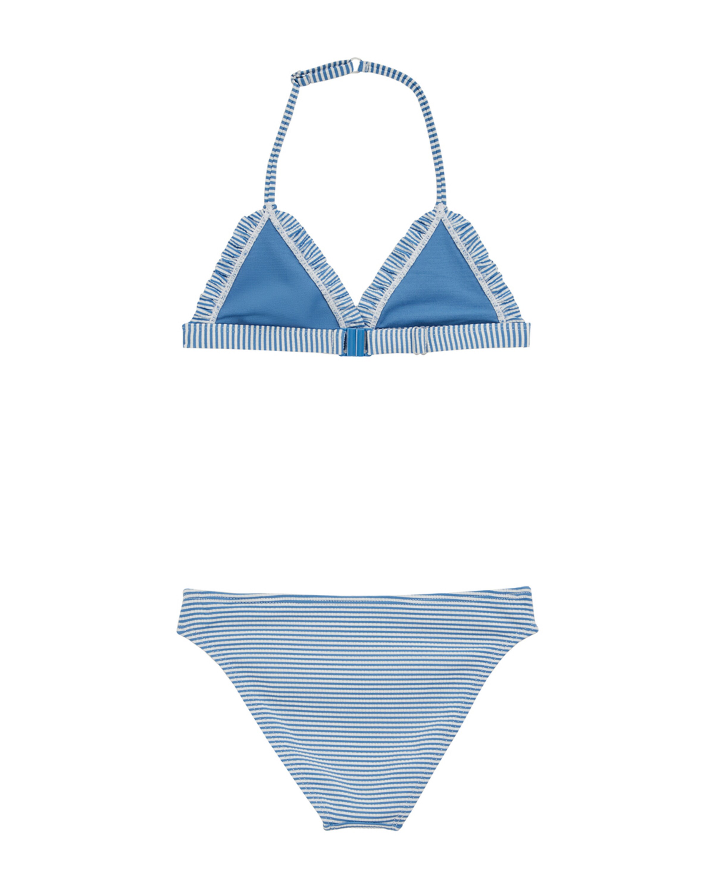 Triunghi Costum de baie două piese de la WE Fashion pe albastru