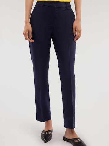 Trussardi Regular Trousers in Blue: front