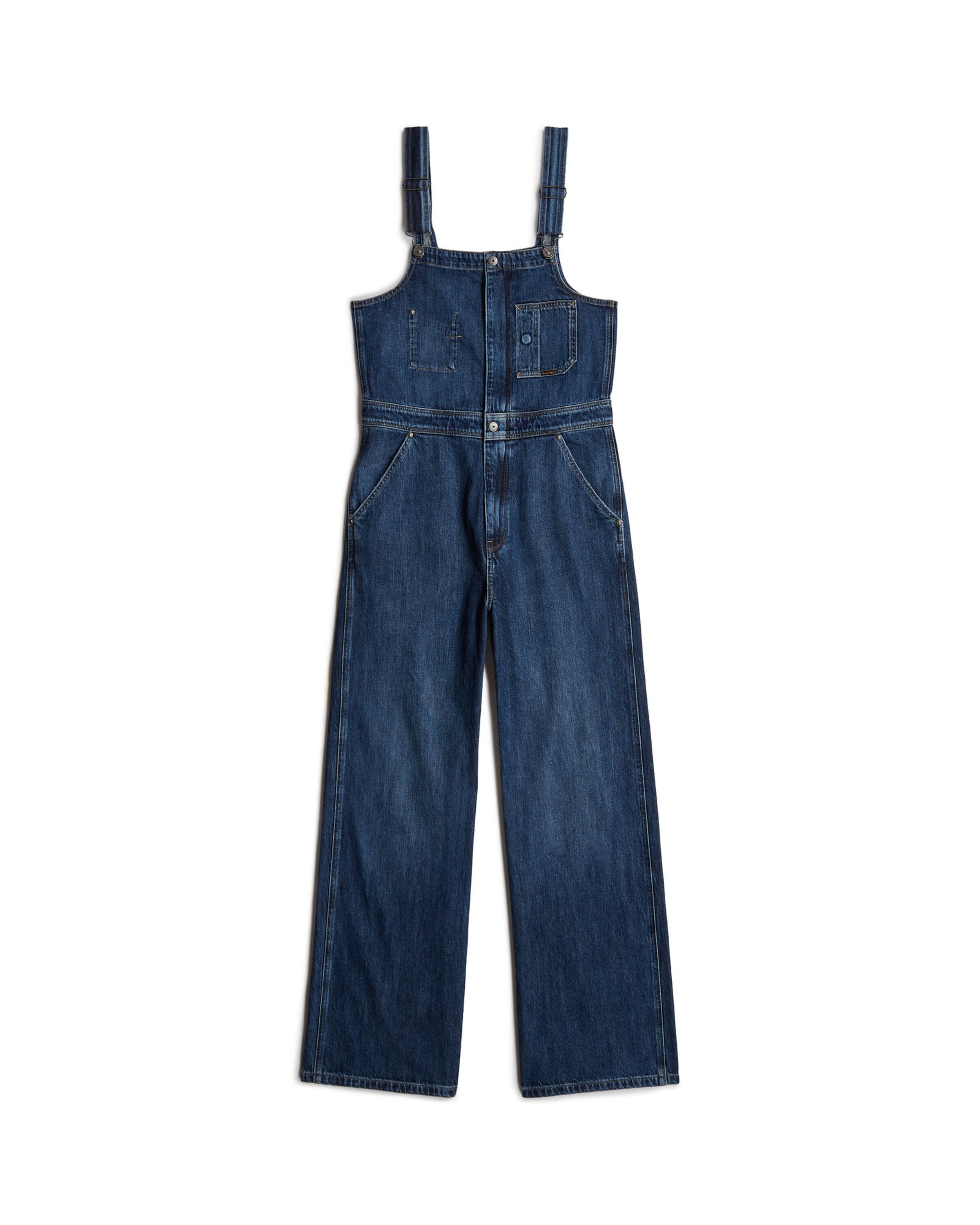 G-STAR Jumpsuit in Blauw: voorkant