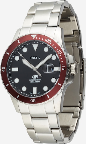 FOSSIL Analog Watch in Silver: front