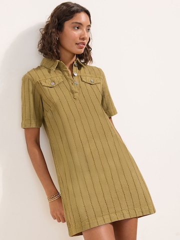 Friends Like These Dress in Green: front