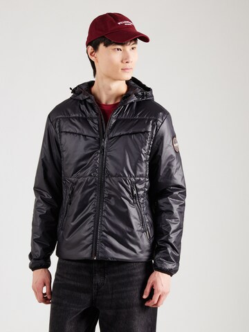 NAPAPIJRI Between-Season Jacket 'A-SOVANA' in Black: front