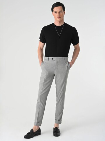 Antioch - Slimfit Pantalón de pinzas en gris