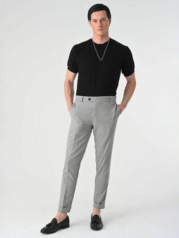 Antioch Slim fit Trousers with creases in Grey