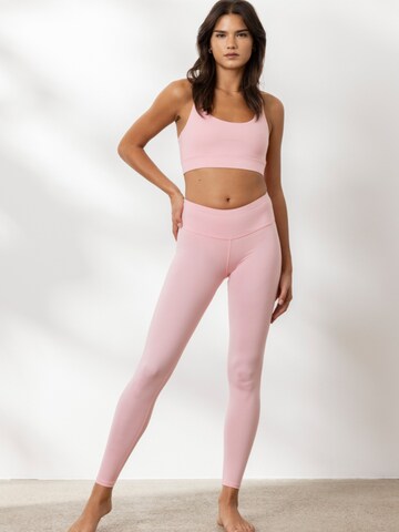 Hey Honey Leggings 'Unicolor' in Pink: Vorderseite