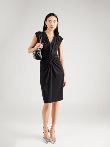 Robe rosemunde en noir : devant