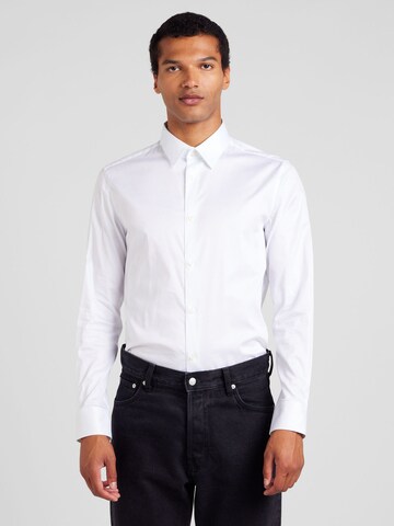 DRYKORN - Ajuste estrecho Camisa 'DANEEL 888' en blanco: frente