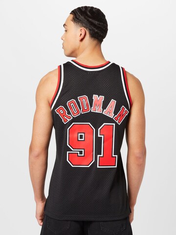 melns Mitchell & Ness T-Krekls 'Dennis Rodman'