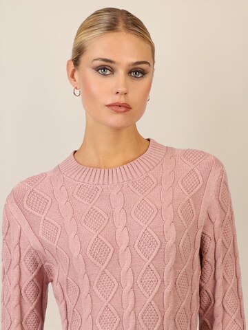 APART Knitted dress in Pink