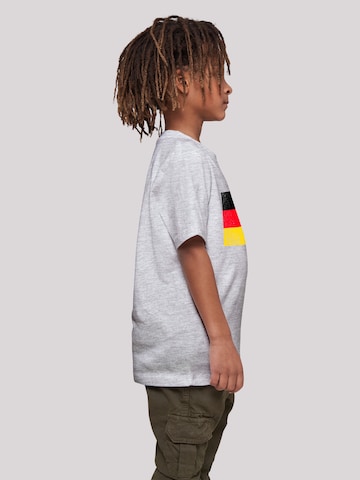 F4NT4STIC T-Shirt 'Germany Deutschland Flagge distressed' in Grau