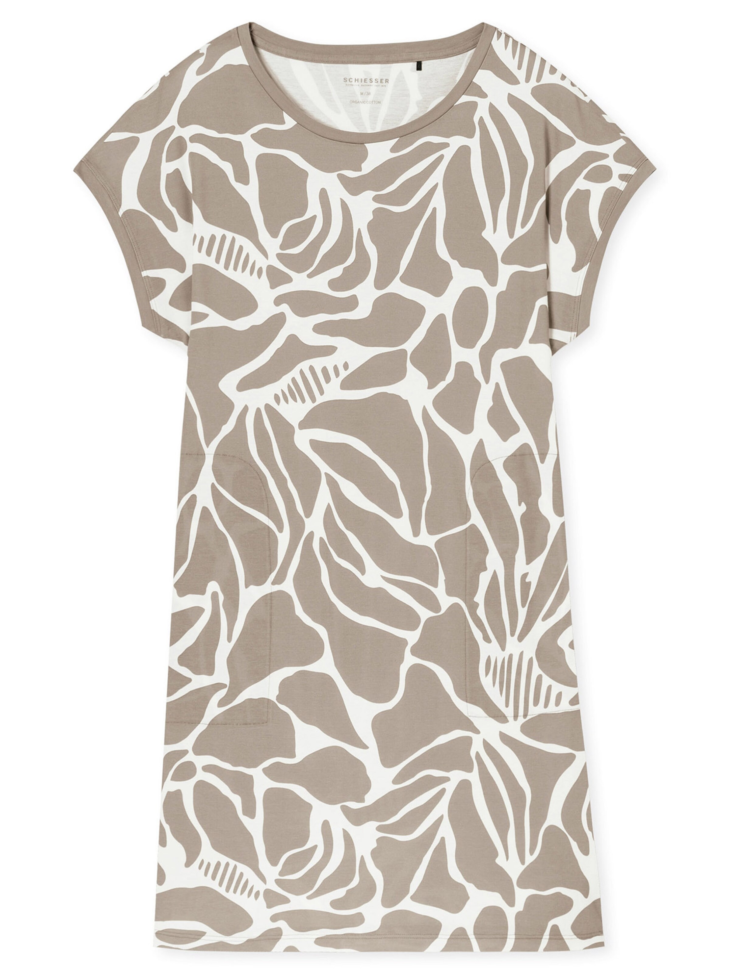 SCHIESSER Nachthemd ' Modern Nightwear ' in Grau: Vorderseite