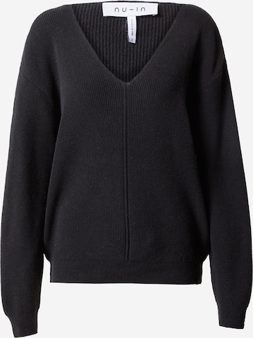 Pull-over NU-IN en noir : devant