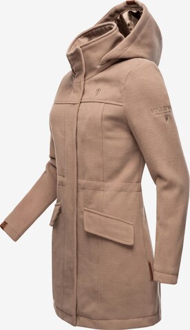 MARIKOO Between-Seasons Coat in Brown