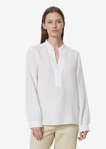 Camicia da donna di Marc O'Polo in bianco: frontale