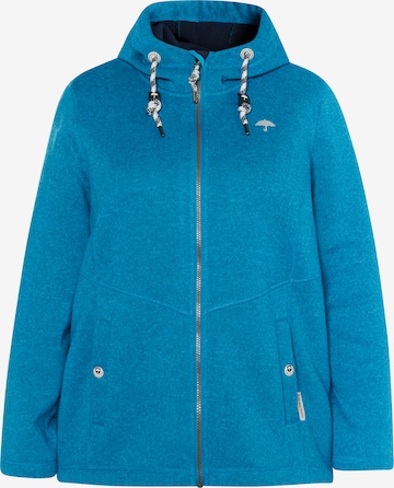 Schmuddelwedda Fleecejacke in Blau: predná strana