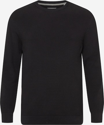 s.Oliver Men Big Sizes Pullover in Schwarz: predná strana