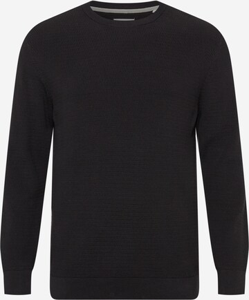 s.Oliver Men Big Sizes Sweater in Black: front