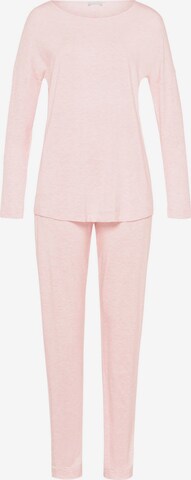 Hanro Pyjama ' Natural Elegance ' in Roze: voorkant