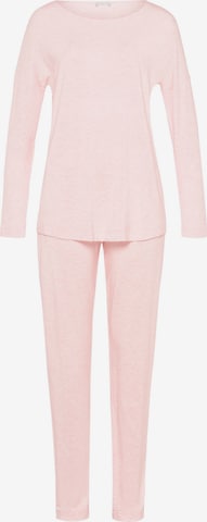 Hanro Pajama ' Natural Elegance ' in Pink: front